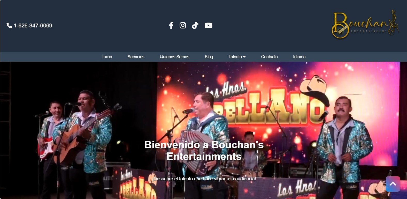 Website Bouchan's Entertainment